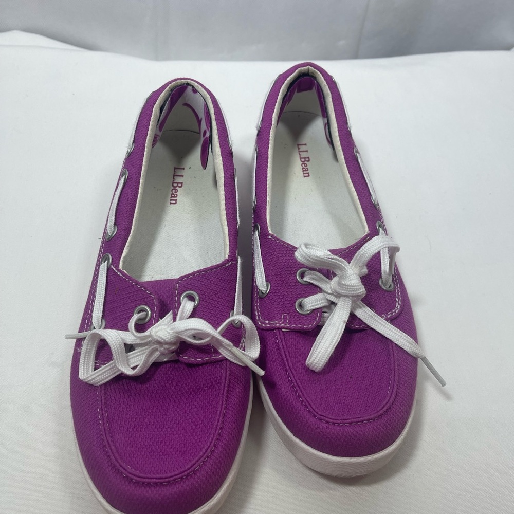 L.L. Bean Women's Purple Canvas Shoes